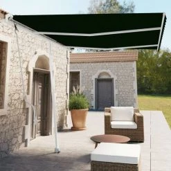 INLIFE Auvent Automatique Sur Pied 350x250 Cm Anthracite -Pergola Soldes 55642502 2