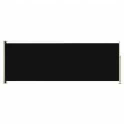 INLIFE Auvent Latéral Rétractable De Patio 220x600 Cm Noir -Pergola Soldes 55642517 2