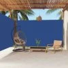 INLIFE Auvent Latéral Rétractable Bleu 220x600 Cm -Pergola Soldes 55642713 1