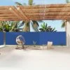 INLIFE Auvent Latéral Rétractable Bleu 180x1200 Cm 1 INLIFE Auvent Latéral Rétractable Bleu 180x1200 Cm -Pergola Soldes 55643119 1