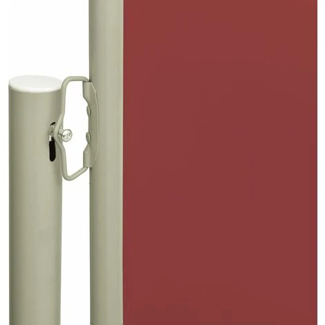 INLIFE Auvent Latéral Rétractable De Patio 140x300 Cm Rouge 5 INLIFE Auvent Latéral Rétractable De Patio 140x300 Cm Rouge – Image 3