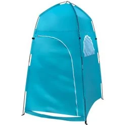 SUPERSELLER Tente De Réception Et Barnum Portable Extérieur Douche Bain Vestiaire Cabine D'essayage Tente Abri Camping Plage Intimité Toilette - Bleu