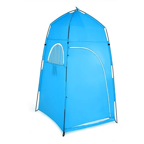 SUPERSELLER Tente De Réception Et Barnum Portable Extérieur Douche Bain Vestiaire Cabine D'essayage Tente Abri Camping Plage Intimité Toilette - Bleu 5 SUPERSELLER Tente De Réception Et Barnum Portable Extérieur Douche Bain Vestiaire Cabine D'essayage Tente Abri Camping Plage Intimité Toilette - Bleu – Image 3