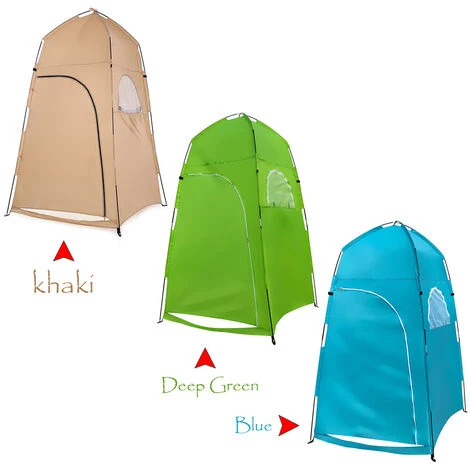 SUPERSELLER Tente De Réception Et Barnum Portable Extérieur Douche Bain Vestiaire Cabine D'essayage Tente Abri Camping Plage Intimité Toilette - Bleu 6 SUPERSELLER Tente De Réception Et Barnum Portable Extérieur Douche Bain Vestiaire Cabine D'essayage Tente Abri Camping Plage Intimité Toilette - Bleu – Image 4