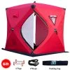 SUPERSELLER Tente De Réception Et Barnum Abri De Pêche Sur Glace Portable Installation Facile Tente De Pêche D'hiver Tente De Pêche Sur Glace Imperméable Et Coupe-vent - Rouge -Pergola Soldes 55646754 1