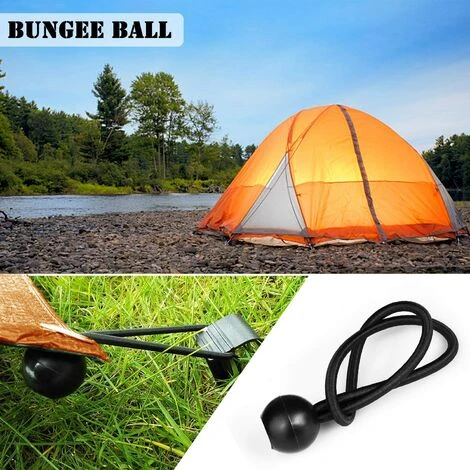 ILOVEMILAN 16 Pcs Tendeur De Bâche Tendeurs à Boule Tendeur élastique Tendeur En Caoutchouc Pour Bannière, Bâche, Pavillon, Tente, Rideaux Harnais D’Extension, Support De Bâchele,noir 5 ILOVEMILAN 16 Pcs Tendeur De Bâche Tendeurs à Boule Tendeur élastique Tendeur En Caoutchouc Pour Bannière, Bâche, Pavillon, Tente, Rideaux Harnais D’Extension, Support De Bâchele,noir – Image 3