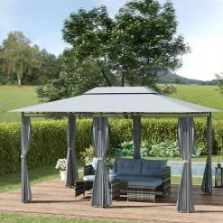 MH Tonnelle Barnum MING Grise -Pergola Soldes 55880772 2
