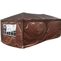MH Tonnelle Barnum Pop-up STAN Chocolat -Pergola Soldes 55880820 4