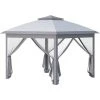 MH Tonnelle Barnum Pop-up ETIENNE Grise -Pergola Soldes 55880887 1