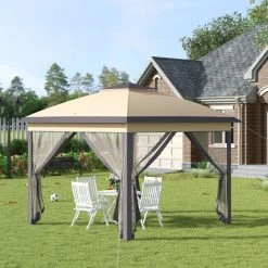 MH Tonnelle Barnum Pop-up VIKTOR Beige Et Grise 8 MH Tonnelle Barnum Pop-up VIKTOR Beige Et Grise -Pergola Soldes 55881076 2