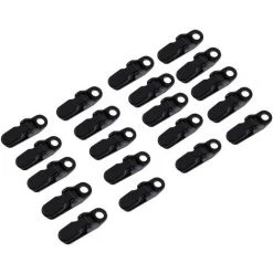 BARES Clips De Bâche, 20 Pièces/sac Clips De Tente De Camping En Plastique Clips D'auvent Coupe-vent Pour Clips De Camping Pour Activités De Plein Air