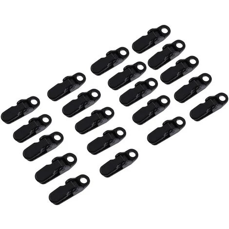 BARES Clips De Bâche, 20 Pièces/sac Clips De Tente De Camping En Plastique Clips D'auvent Coupe-vent Pour Clips De Camping Pour Activités De Plein Air 3 BARES Clips De Bâche, 20 Pièces/sac Clips De Tente De Camping En Plastique Clips D'auvent Coupe-vent Pour Clips De Camping Pour Activités De Plein Air