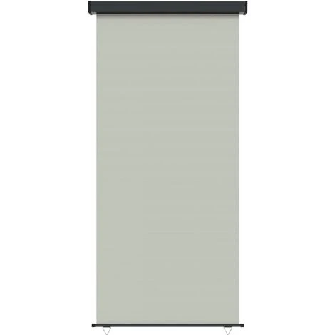 VidaXL Auvent Latéral De Balcon 117x250 Cm Gris - Gris 5 VidaXL Auvent Latéral De Balcon 117x250 Cm Gris - Gris – Image 3