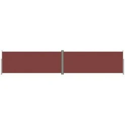 VidaXL Auvent Latéral Rétractable Marron 200x1000 Cm - Brun 8 VidaXL Auvent Latéral Rétractable Marron 200x1000 Cm - Brun -Pergola Soldes 56081730 2