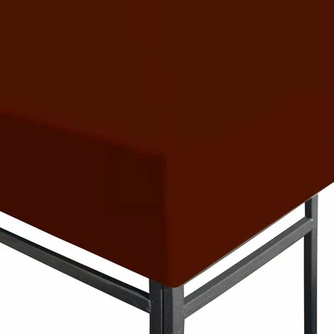 INLIFE Toile Supérieure De Gazebo 310 G/m² 3x3 M Terre Cuite 5 INLIFE Toile Supérieure De Gazebo 310 G/m² 3x3 M Terre Cuite – Image 3