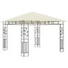 INLIFE Belvédère Avec Moustiquaire 3x3x2,73 M Crème 180 G/m² -Pergola Soldes 56254659 1