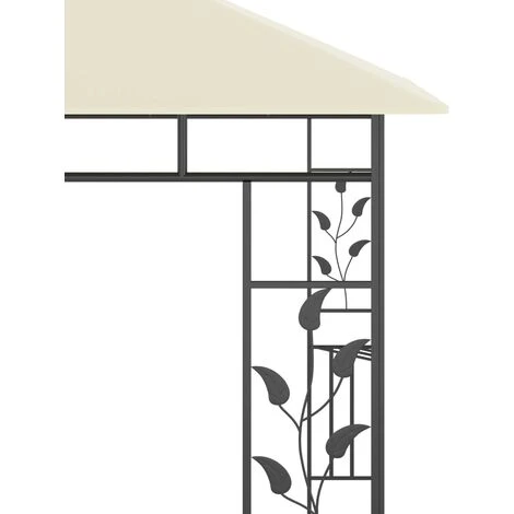 INLIFE Belvédère Avec Moustiquaire 3x3x2,73 M Crème 180 G/m² 7 INLIFE Belvédère Avec Moustiquaire 3x3x2,73 M Crème 180 G/m² – Image 5