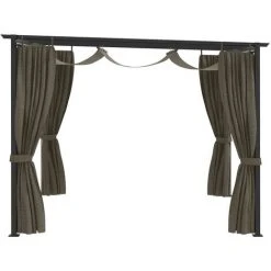 TRUE DEAL Belvédère 4x3 M Taupe -Pergola Soldes 56323512 3