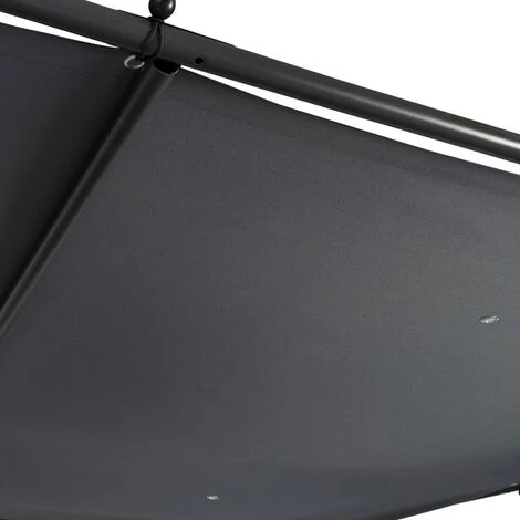 IDMARKET Pergola SAN JOSE 3x4 M Tonnelle De Jardin Toile Grise Tente De Réception 7 IDMARKET Pergola SAN JOSE 3x4 M Tonnelle De Jardin Toile Grise Tente De Réception – Image 5