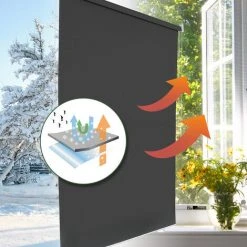 Randaco Auvent Vertical, Store Vertical Résistant Aux UV, Protection Contre Le Vent Et Brise-vue, Anthracite - Anthracite,140 X 240 Cm - Anthracite -Pergola Soldes 56394140 4