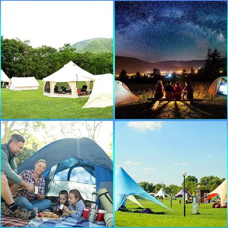 DENUOTOP Piquets De Tente De 18 Cm - En Métal - Pour Sols Durs - Idéal Pour Le Jardin, Le Camping, La Pêche Et Les Tentes 6 DENUOTOP Piquets De Tente De 18 Cm - En Métal - Pour Sols Durs - Idéal Pour Le Jardin, Le Camping, La Pêche Et Les Tentes – Image 4