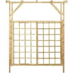 Topdeal Pergola De Jardin Pour Poubelles Doubles Bois De Pin Imprégné FF316063_FR -Pergola Soldes 56578517 3
