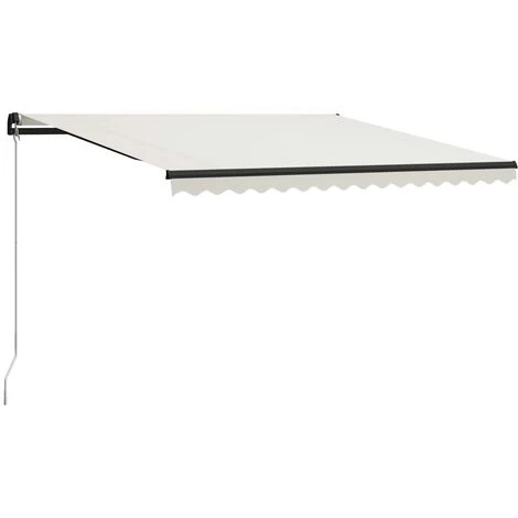 Topdeal Auvent Manuel Rétractable Avec LED 400x300 Cm Crème FF3055228_FR 5 Topdeal Auvent Manuel Rétractable Avec LED 400x300 Cm Crème FF3055228_FR – Image 3