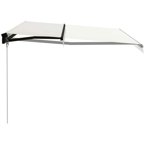 Topdeal Auvent Manuel Rétractable Avec LED 400x300 Cm Crème FF3055228_FR 6 Topdeal Auvent Manuel Rétractable Avec LED 400x300 Cm Crème FF3055228_FR – Image 4