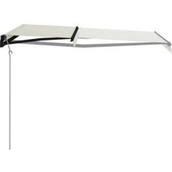 Topdeal Auvent Rétractable Automatique 400x300 Cm Crème FF3055264_FR 9 Topdeal Auvent Rétractable Automatique 400x300 Cm Crème FF3055264_FR -Pergola Soldes 56578795 3