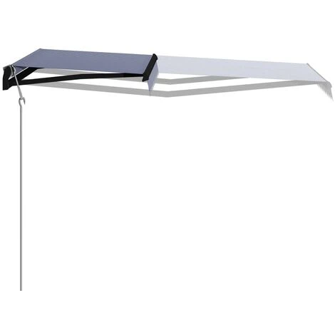 Topdeal Auvent Rétractable Automatique 300x250 Cm Bleu Et Blanc FF3055256_FR 5 Topdeal Auvent Rétractable Automatique 300x250 Cm Bleu Et Blanc FF3055256_FR – Image 3