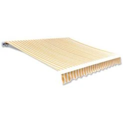 INLIFE Toile D'auvent Orange Et Blanc 350x250 Cm 8 INLIFE Toile D'auvent Orange Et Blanc 350x250 Cm -Pergola Soldes 56629910 2