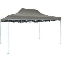 INLIFE Tente Pliable Escamotable 3 X 4,5 M Anthracite -Pergola Soldes 56630911 2