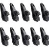 AIDUCHO Clips Bâche 10 Pèces Tente Clips Auvents Pince Clip Auvents Pour Camping Canopy Clamp Clips De Bâche Auvents Pour Activités De Plein Air Noir