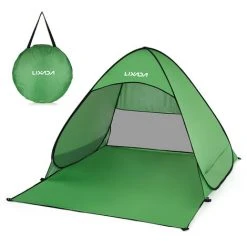 Lixada Automatique Instantané Pop Up Tente De Plage Léger Extérieur Protection UV Camping Pêche Tente Cabana Abri Soleil - Vert - S