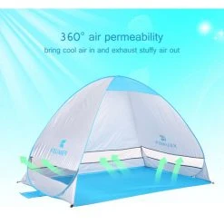 KEUMER 78,7 X 47,2 X 51,2 Pouces Automatique Instantané Pop-up Tente De Plage Anti UV Abri Solaire Cabana Pour Camping Pêche Randonnée Pique-nique , Bleu Foncé - Bleu Foncé -Pergola Soldes 56807526 2