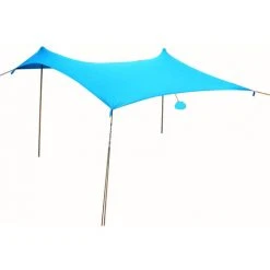 SUPERSELLER Abri De Soleil Pour Tente De Plage Avec Sacs De Sable Pour Camping, Pêche, Randonnée, Parc De Plage -Pergola Soldes 56807628 5