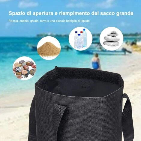 REGALI Jeu De 4 Poids Pour Gazebo, Paquet De Sable Gazebo, Lourd 600D De Qualité Industrielle, Pour Jambes De Gazebo, Sacs De Sable Pour Tout Gazebo Pop-up, Tente, Auvent, Parasol 6 REGALI Jeu De 4 Poids Pour Gazebo, Paquet De Sable Gazebo, Lourd 600D De Qualité Industrielle, Pour Jambes De Gazebo, Sacs De Sable Pour Tout Gazebo Pop-up, Tente, Auvent, Parasol â Image 4