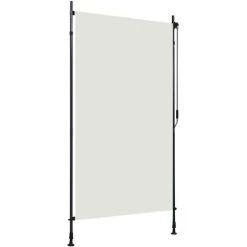 NOVA Réservoir à Roulettes Pour Crème Extérieure Extérieure Diverses Dimensions Store Roulant D'extérieur 120 X 270 Cm Crème Taille : 120 X 270 Cm