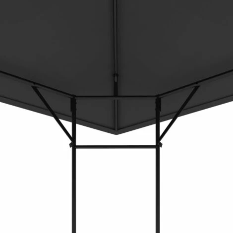 NOVA Gazebo De Jardin En Tissu Et Acier Anthracite 160 G / M² Différentes Tailles Belvédère De Jardin 3x3 M Anthracite 160 G/m² Taille : 3 X 3 M 6 NOVA Gazebo De Jardin En Tissu Et Acier Anthracite 160 G / M² Différentes Tailles Belvédère De Jardin 3x3 M Anthracite 160 G/m² Taille : 3 X 3 M – Image 4