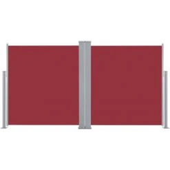 NOVA Rideau Latéral Rétractable 140x600 Cm Double-de Manière Automatique Diverses Couleurs Auvent Latéral Rétractable Rouge 140 X 600 Cm Couleur : ROUGE -Pergola Soldes 57093624 4