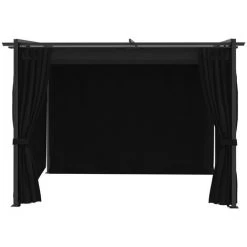 NOVA Gazebo Avec Des Rideaux De 3x3 Cm En Acier Et En Tissu Résistant Diverses Couleurs Tonnelle Avec Rideaux 3x3 M Anthracite Acier Couleur : ANTHRACITE 10 NOVA Gazebo Avec Des Rideaux De 3x3 Cm En Acier Et En Tissu Résistant Diverses Couleurs Tonnelle Avec Rideaux 3x3 M Anthracite Acier Couleur : ANTHRACITE -Pergola Soldes 57093881 4