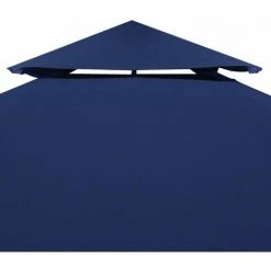NOVA Couverture Supérieure Pour Gazébo à 2 Plats à 210g / M²4x3m Diverses Couleurs Toile Supérieure De Belvédère 2 Niveaux 310 G/m² 4x3 M Bleu Couleur : Bleu 11 NOVA Couverture Supérieure Pour Gazébo à 2 Plats à 210g / M²4x3m Diverses Couleurs Toile Supérieure De Belvédère 2 Niveaux 310 G/m² 4x3 M Bleu Couleur : Bleu -Pergola Soldes 57098426 5