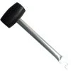ROSIER Marteau De Camping Avec Extracteur, Caoutchouc & Fer, Maillet Léger, 28,5 Cm De Long, Argenté-noir——VEBTles -Pergola Soldes 57177169 1