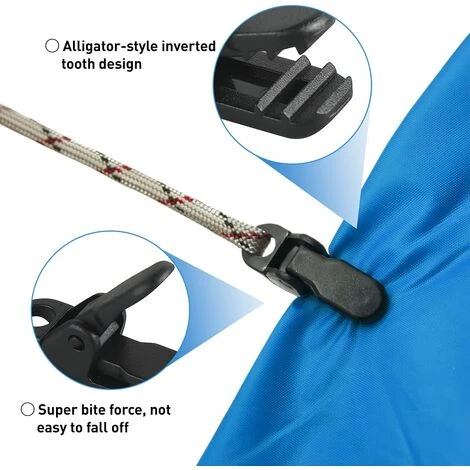 ROSIER 25Pcs Tente Clips,Clips De Fixation,Clip,Camping Bâche Noir Pince Pour Auvent Coupe-Vent Snaps En Plastique Pinces Plastique Pince Plastique Petite Pince Bâche Clip Auvent Pour Activités De Plein Air (Black, 3.3*1.2*1cm)——VEBTles 5 ROSIER 25Pcs Tente Clips,Clips De Fixation,Clip,Camping Bâche Noir Pince Pour Auvent Coupe-Vent Snaps En Plastique Pinces Plastique Pince Plastique Petite Pince Bâche Clip Auvent Pour Activités De Plein Air (Black, 3.3*1.2*1cm)——VEBTles – Image 3