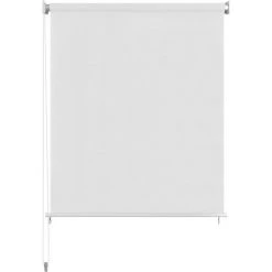 NOVA Patio Veranda Rideau Balcon Terrasse Blanche Résistante Aux Rayons UV Store Roulant D'extérieur Blanc 60x140 Cm PEHD 9 NOVA Patio Veranda Rideau Balcon Terrasse Blanche Résistante Aux Rayons UV Store Roulant D'extérieur Blanc 60x140 Cm PEHD -Pergola Soldes 57225078 3