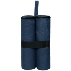 REGALI Lot De 4 Pieds De Tente De Camping En Plein Air Pour Sac De Sable, Robuste, Coupe-vent, Sac De Sable Fixe, Auvent De Plage, Coupe-vent, Poids, Bleu Foncé