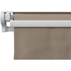 BEAU RIVAGE Store Banne Motorisé Semi Coffre 3,90 X 3m En Aluminium, Structure Blanche , Toile Taupe BEAURIVAGE 10 BEAU RIVAGE Store Banne Motorisé Semi Coffre 3,90 X 3m En Aluminium, Structure Blanche , Toile Taupe BEAURIVAGE -Pergola Soldes 57268544 4