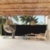 VidaXL Auvent Latéral Rétractable De Patio 140x500 Cm Noir - Noir -Pergola Soldes 57360134 1