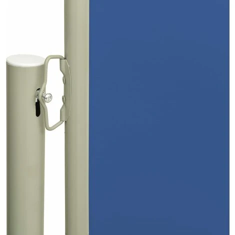 VidaXL Auvent Latéral Rétractable De Patio 160x500 Cm Bleu - Bleu 5 VidaXL Auvent Latéral Rétractable De Patio 160x500 Cm Bleu - Bleu – Image 3