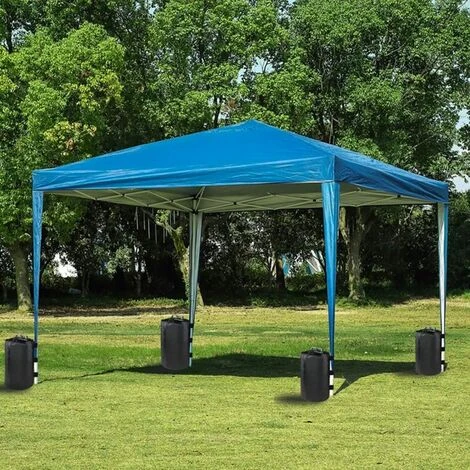 MACARON Water Bag Lot De 2 Pieds De Tonnelle Remplissables D'eau Pour Tonnelle De Jardin Gris LO-Ron 7 MACARON Water Bag Lot De 2 Pieds De Tonnelle Remplissables D'eau Pour Tonnelle De Jardin Gris LO-Ron – Image 5